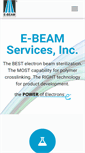 Mobile Screenshot of ebeamservices.com